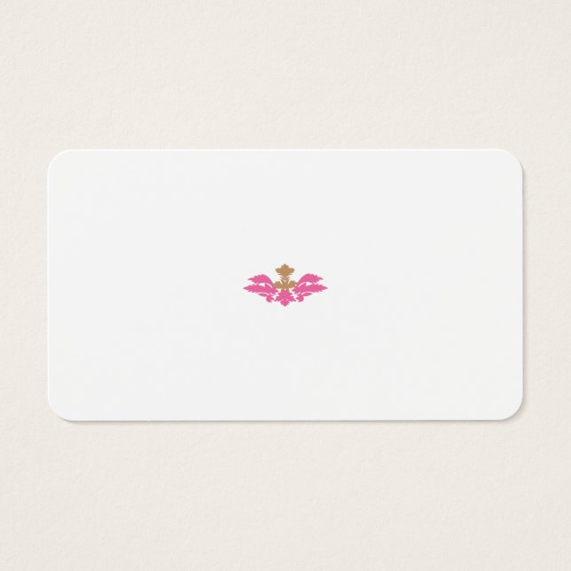 Style Décor, Rose Chaud, Laiton Antique (Devant)