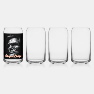 Style Drinkware : Verre Can Imprimé, Set : Set de 