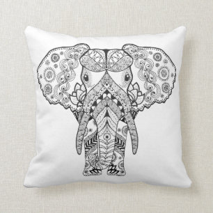 Style Elephant Throw Pillow