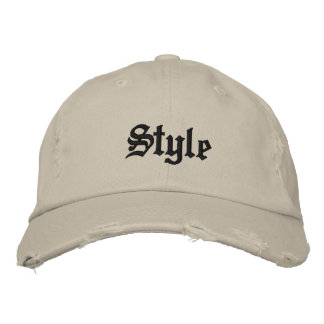 Style Embroidered Hat
