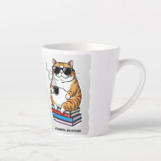 Style Entered Cat Latte Mug