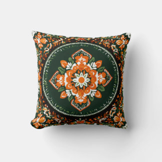 Style Ethnic Ukranian Throw Pillow