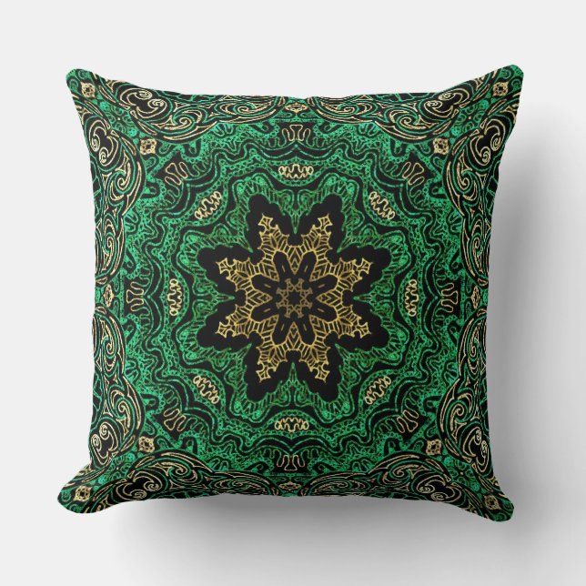 Style ethnique G452 de Mehndi de coussin (Recto)