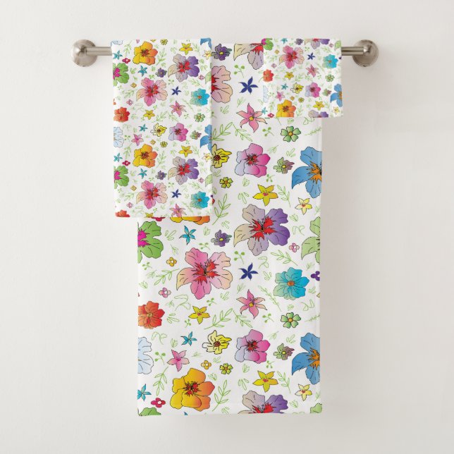 Style Floral Fleur élégant coloré (En situation)