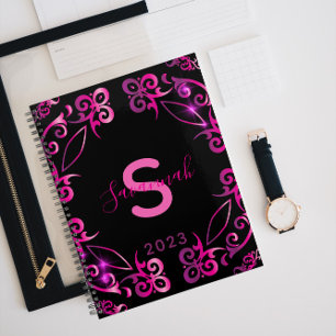 Style Glam Elégant Baroque Noir Et Rose 2023