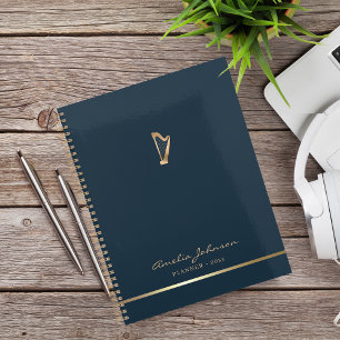 Stylé Gold Harp Music Enseignant Personnalisé