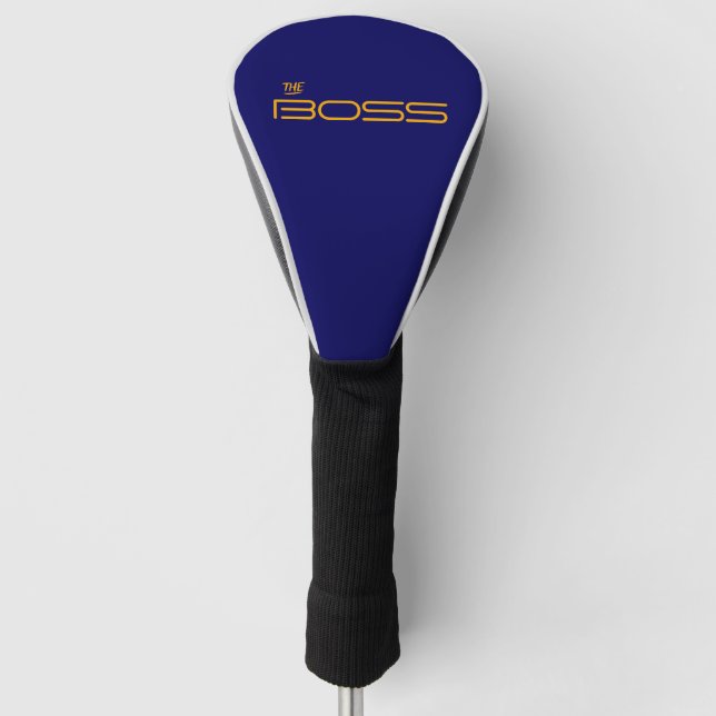 Style Gold The BOSS Golf Head Cover (Front)