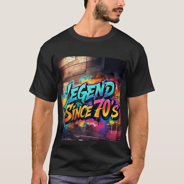 Style Graffiti "Légende depuis le t-shirt Mens des (Devant)