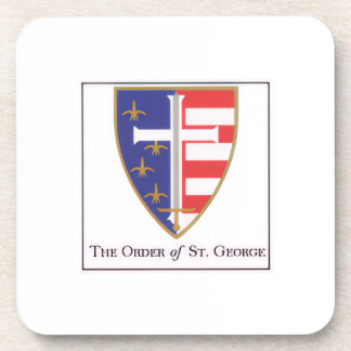 Style: Hard Plastic coasters with cork back - set