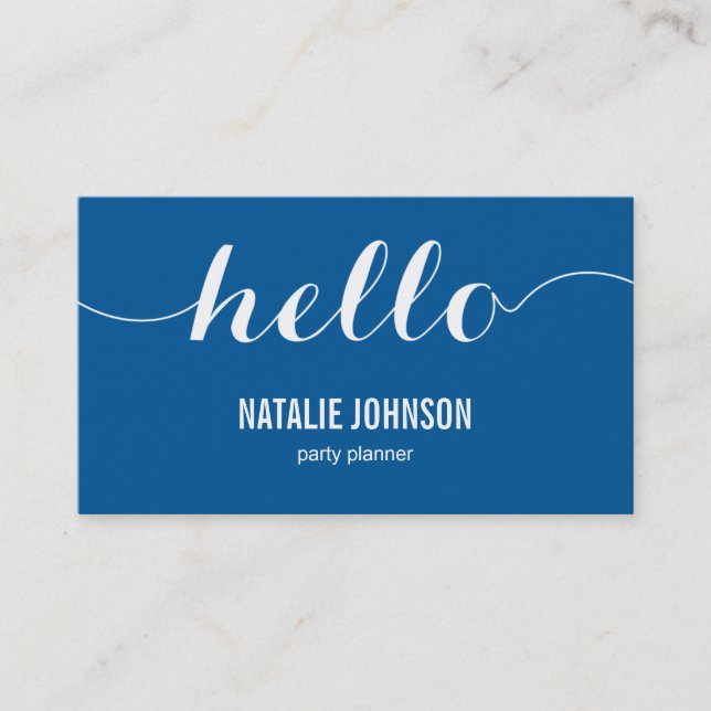 Style Hello Carte de visite moderne - Groupon (Devant)