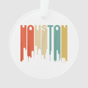 Style Houston Texas Skyline des années 1970
