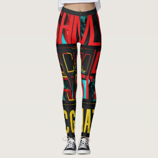 Style impressionnant : Leggings tout-sur-impressio