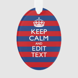 Stylé KEEP CALM et votre texte sur les bandes