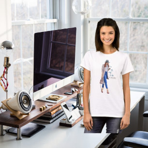 Style Lady Model Mode Beauté T-shirt