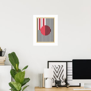 style libe classique bauhaus affiche vintage 