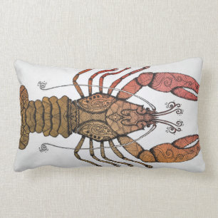 Style Lobster Lumbar Pillow