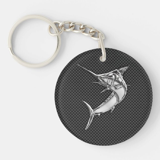 Style Marlin de chrome sur la fibre de carbone (Devant)