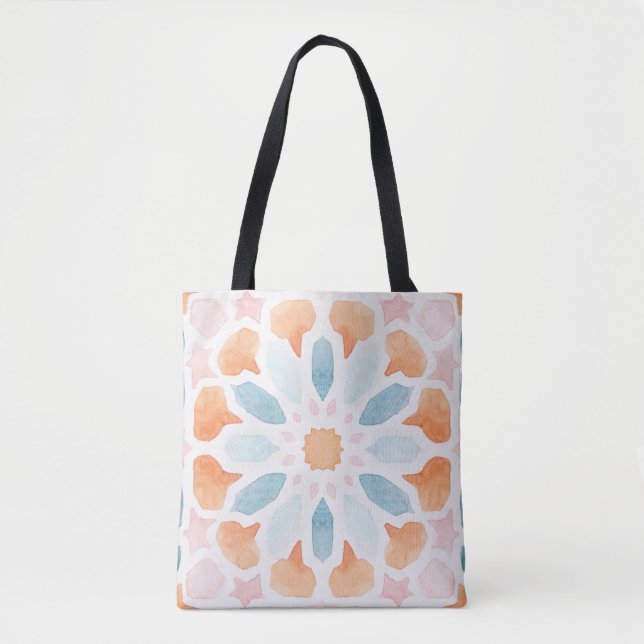 Style marocain dans le sac bleu et orange (Devant)
