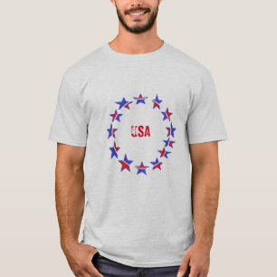 Style: Men's Basic T-Shirt --Patriotic USA