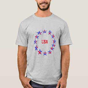 Style: Men's Basic T-Shirt --Patriotic USA