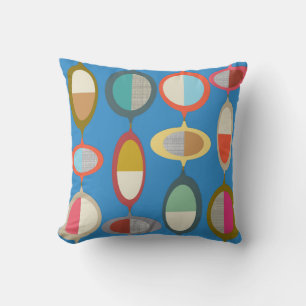 Style Mid-Century Modern Coussin de 22 pouces