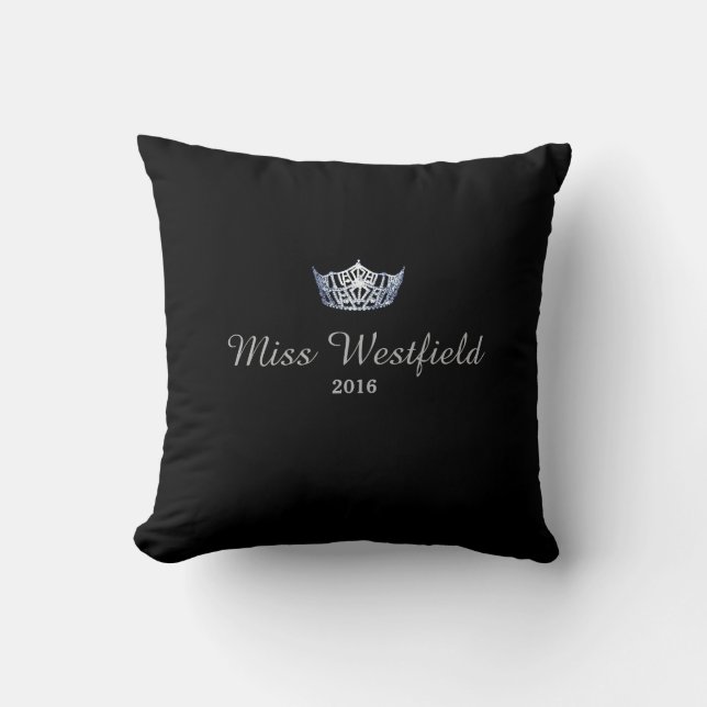 Style Miss America Nom personnalisé Coussin de la  (Recto)