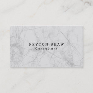 Style Plain Simple Grey Professional Business Card