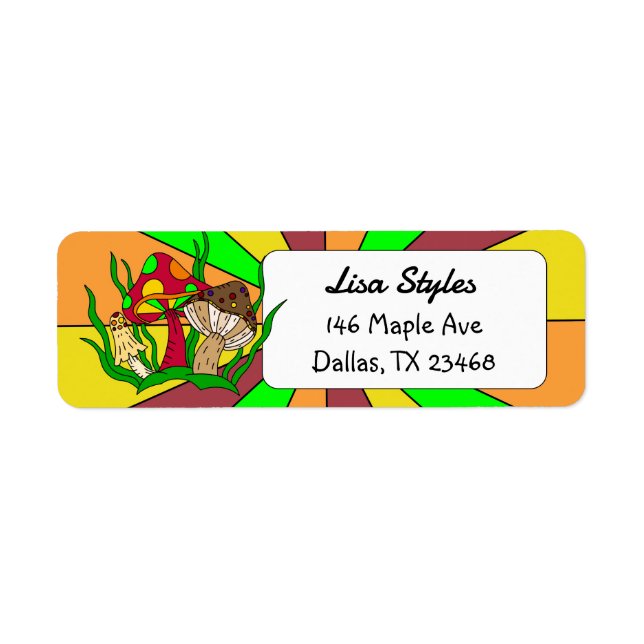 Style Pop Art Retro Champignons (Devant)