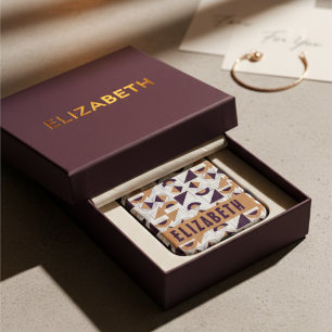 Style Purple et or moderne esthétique Abstraite