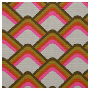 Style rétro 60s les années 70 tissu motif