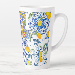 Style sicilien, art d'été Latte Mug