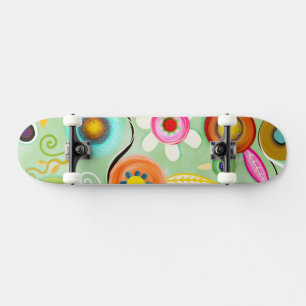 style skateboard surf vintage années 70 pop