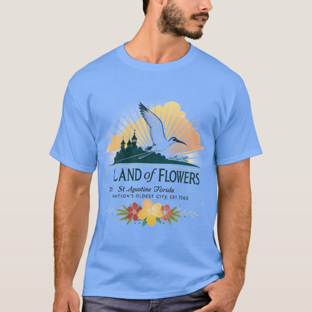 Style St Augustine Basic Dark T-Shirt (Devant)