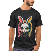 Style street art lapin Punk T-shirt Homme
