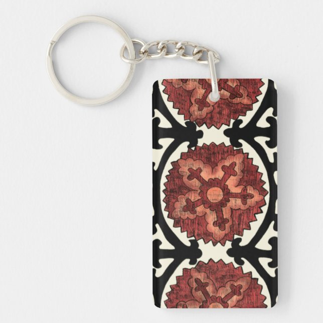 Style Suzani Motif Floral Décoratif (Devant)