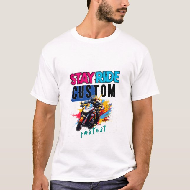 Style : T-Shirt de base pour hommes Confortable, d (Devant)