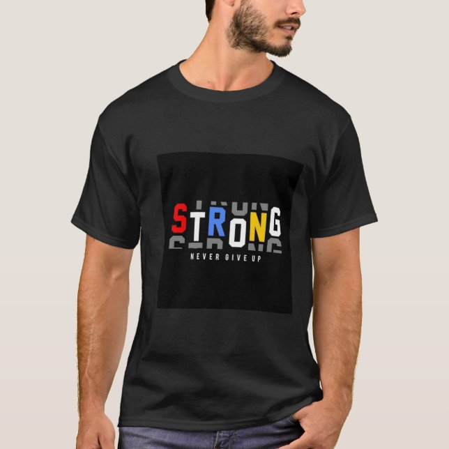 Style : T-shirt foncé de base (Devant)