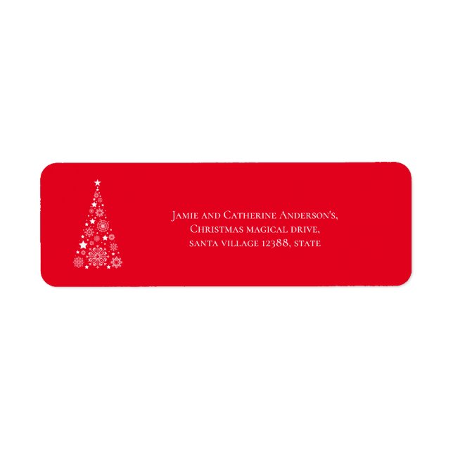 Style tendance Script rouge sapin de Noël (Devant)