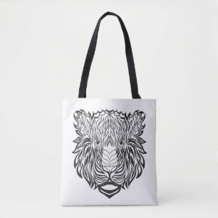 Style Tiger Head 2 Tote Bag