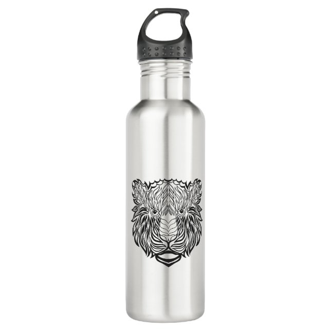 Style Tiger Head 710 Ml Water Bottle (Front)