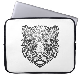 Style Tiger Head Laptop Sleeve