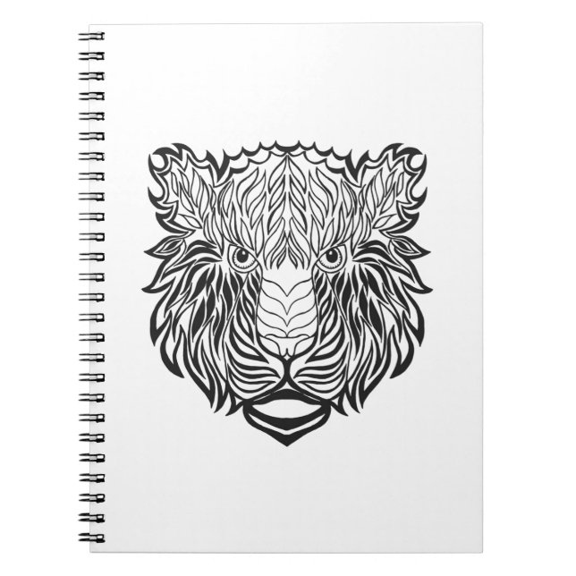 Style Tiger Head Notebook (Front)