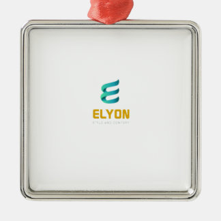 Style: Top square frame Metal Ornament