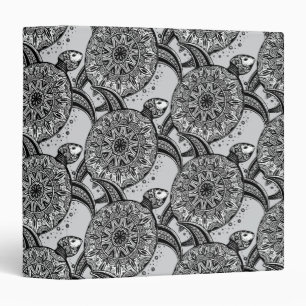 Style Turtle Pattern Binder