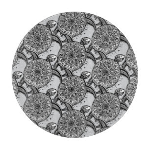 Style Turtle Pattern Cutting Board