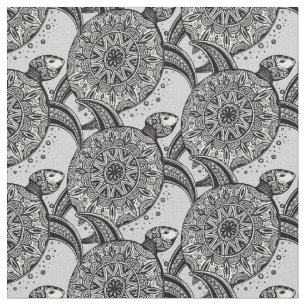 Style Turtle Pattern Fabric