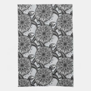 Style Turtle Pattern Kitchen Towel