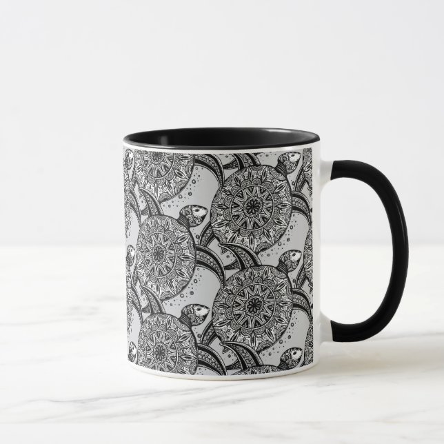 Style Turtle Pattern Mug (Right)