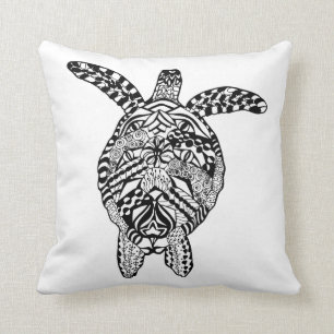 Style Turtle Throw Pillow