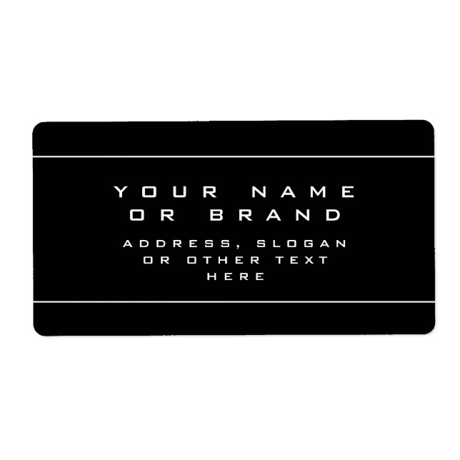 Style unique noir et blanc (Devant)